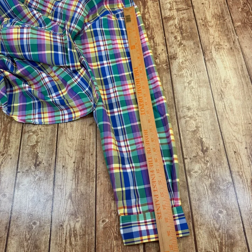 Polo Ralph Lauren Performance Shirt Mens 3XB Multicolor Plaid Classic Fit NWT